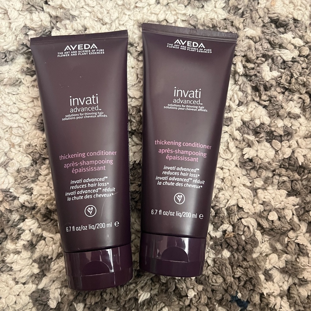 Aveda Invati Advanced thickening conditioner, 6.7 oz X2